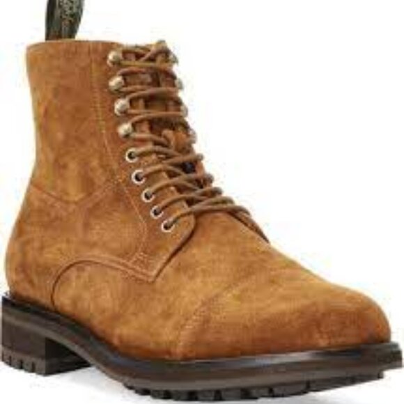NWOB Polo Ralph Lauren Bryson Toe Cap Suede Boot